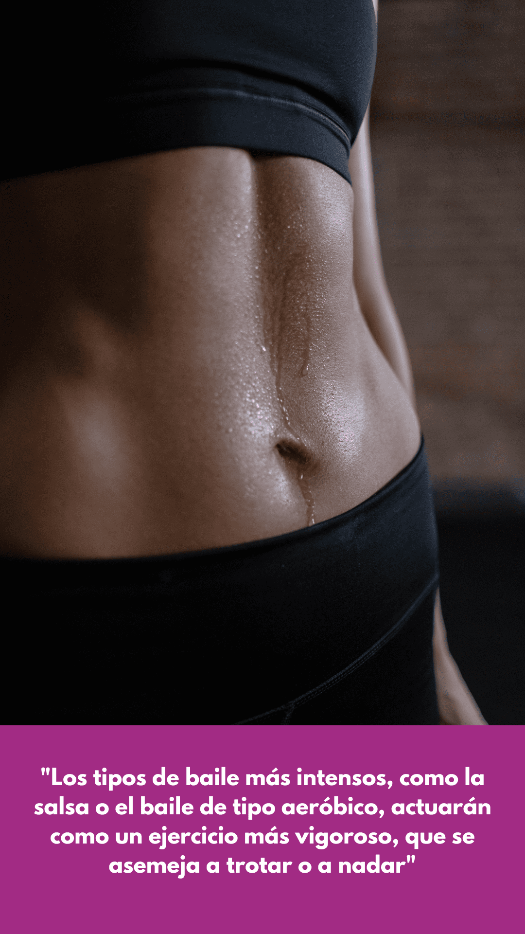 Beneficios del baile salsa sandra cruz