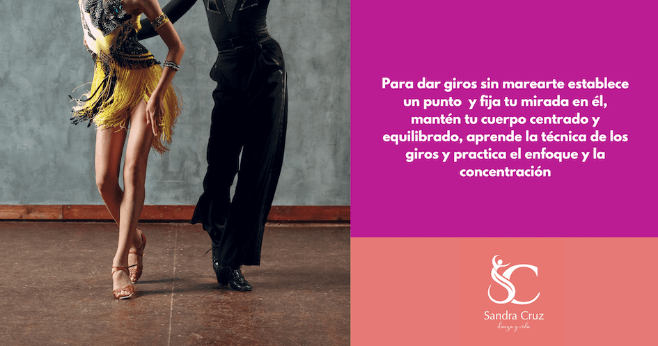 Giros al bailar Sandra Cruz